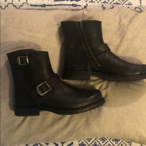 Black Frye Wayde engineer side zipper boot